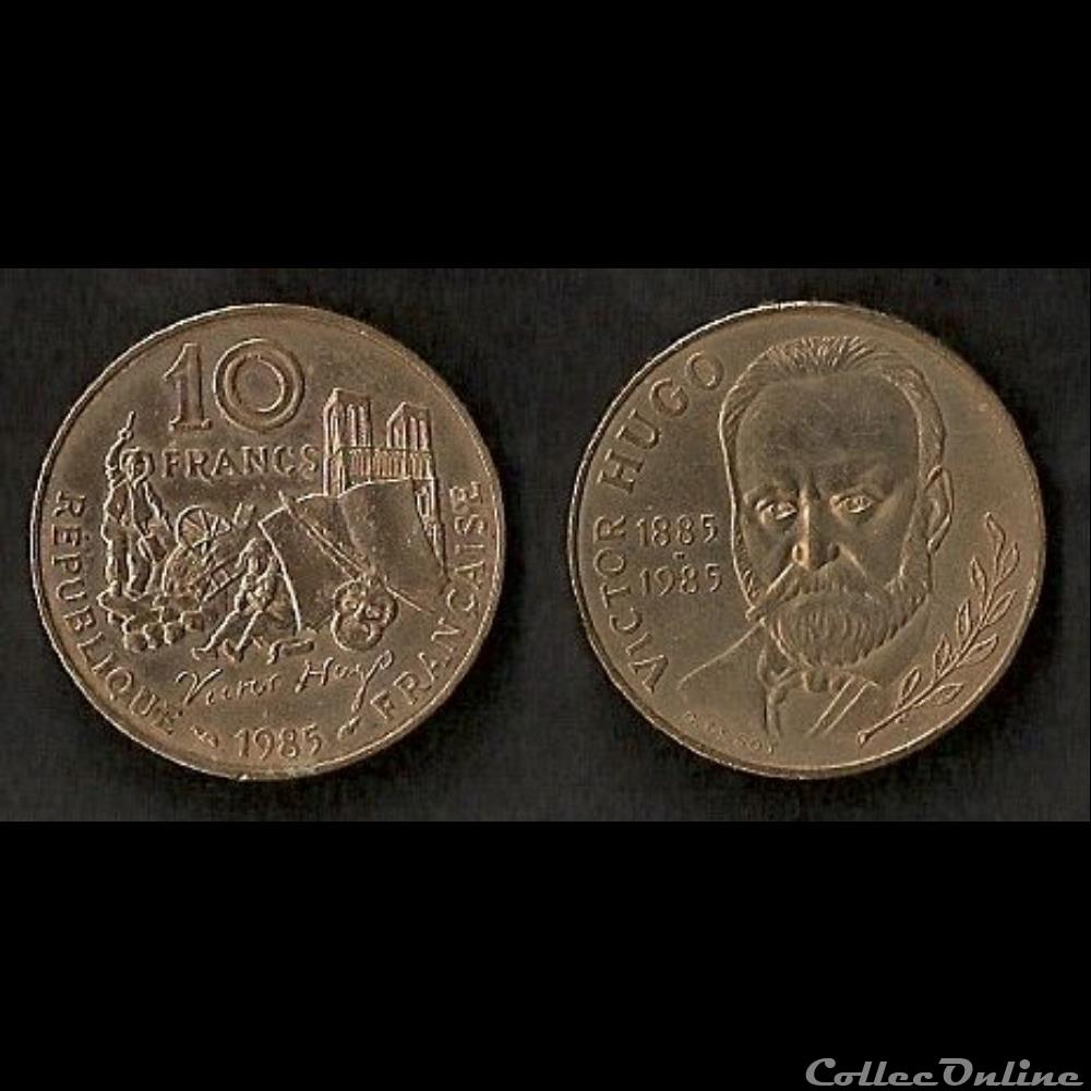 10 Francs Victor hugo 1985 (Tranche A) monnaie france moderne 10 francs victor hugo 1985 tranche a