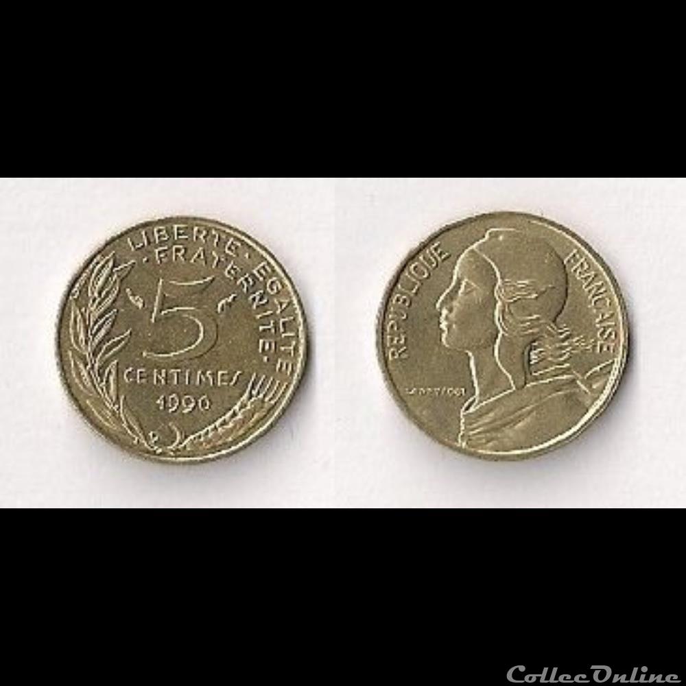 5 Cts Marianne 1990 monnaie france moderne 5 cts marianne 1990