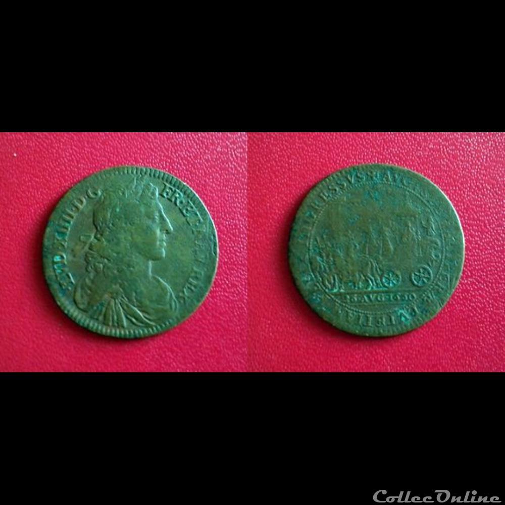 Jeton Louis XIIII 26 Août 1660 "AVGVSTAE.PACIFERAE.LVTETIAM.FELIX.INGRESSVS." monnaie mereaux france jeton louis xiiii 26 aout 1660 avgvstae paciferae lvtetiam felix ingressvs
