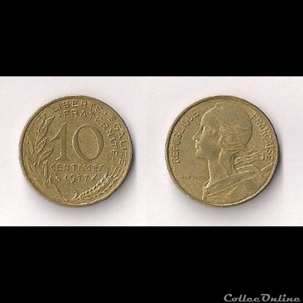 10 Cts Marianne 1977 monnaie france moderne 10 cts marianne 1977