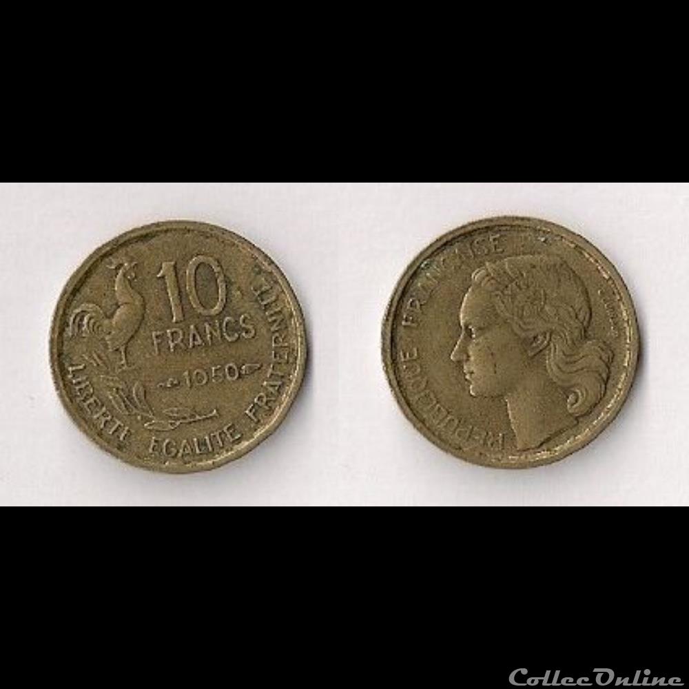 10 Francs Guiraud 1950 monnaie france moderne 10 francs guiraud 1950