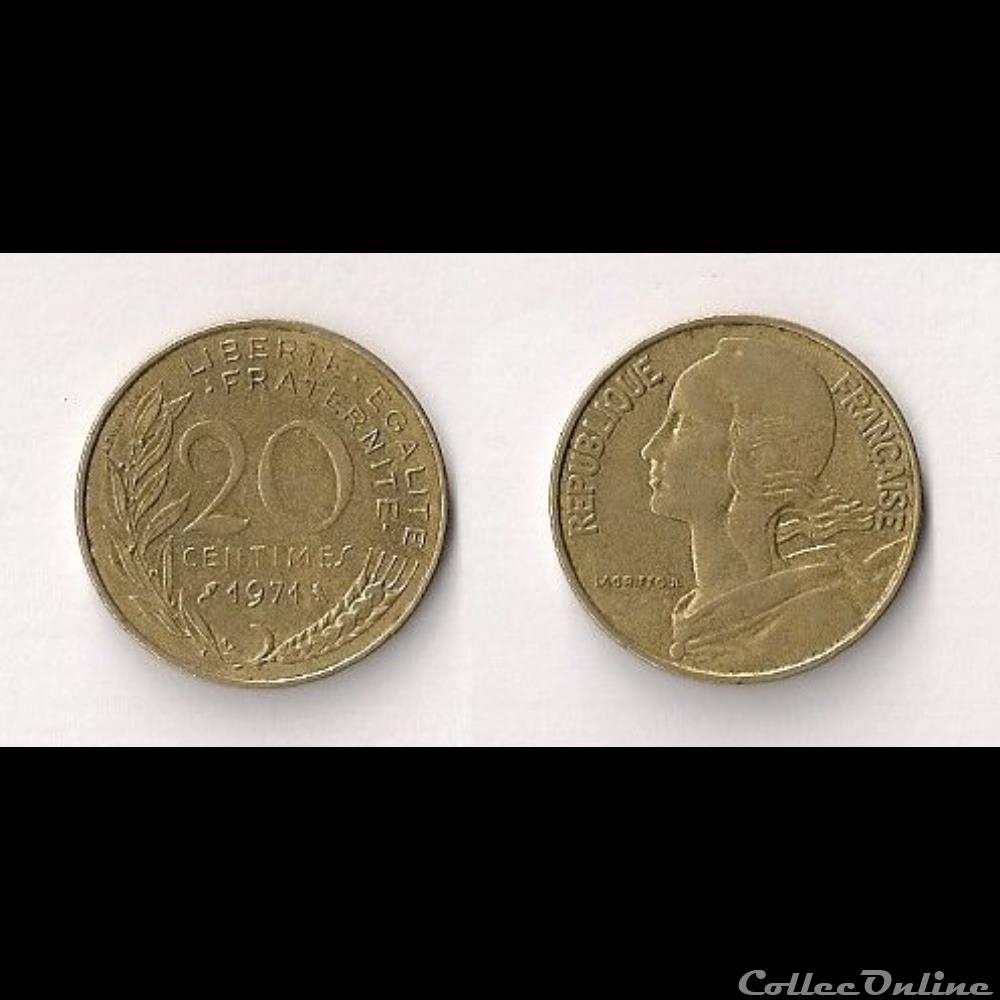 20 Cts Marianne 1971 monnaie france moderne 20 cts marianne 1971