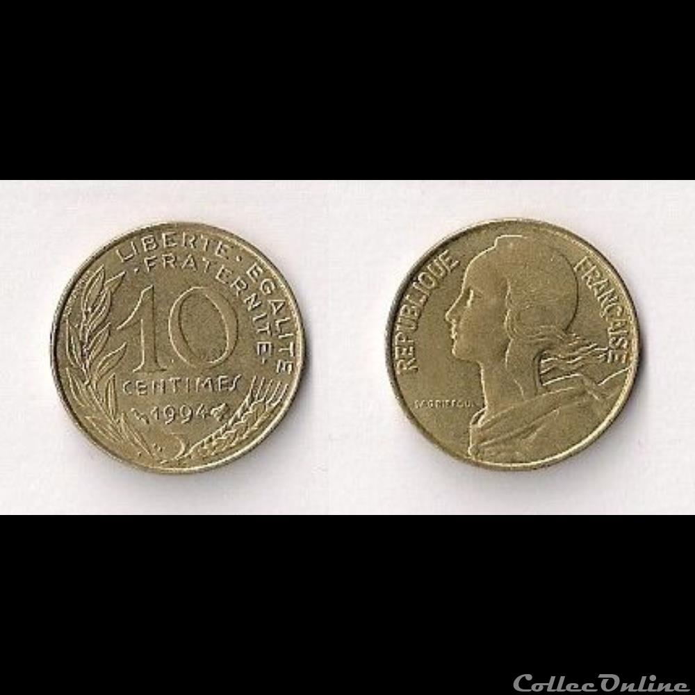 10 Cts Marianne 1994 Abeille monnaie france moderne 10 cts marianne 1994 abeille
