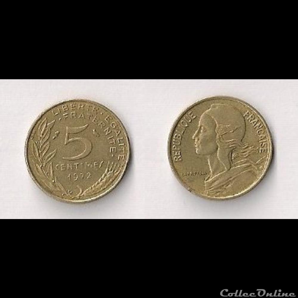 5 Cts Marianne 1972 monnaie france moderne 5 cts marianne 1972