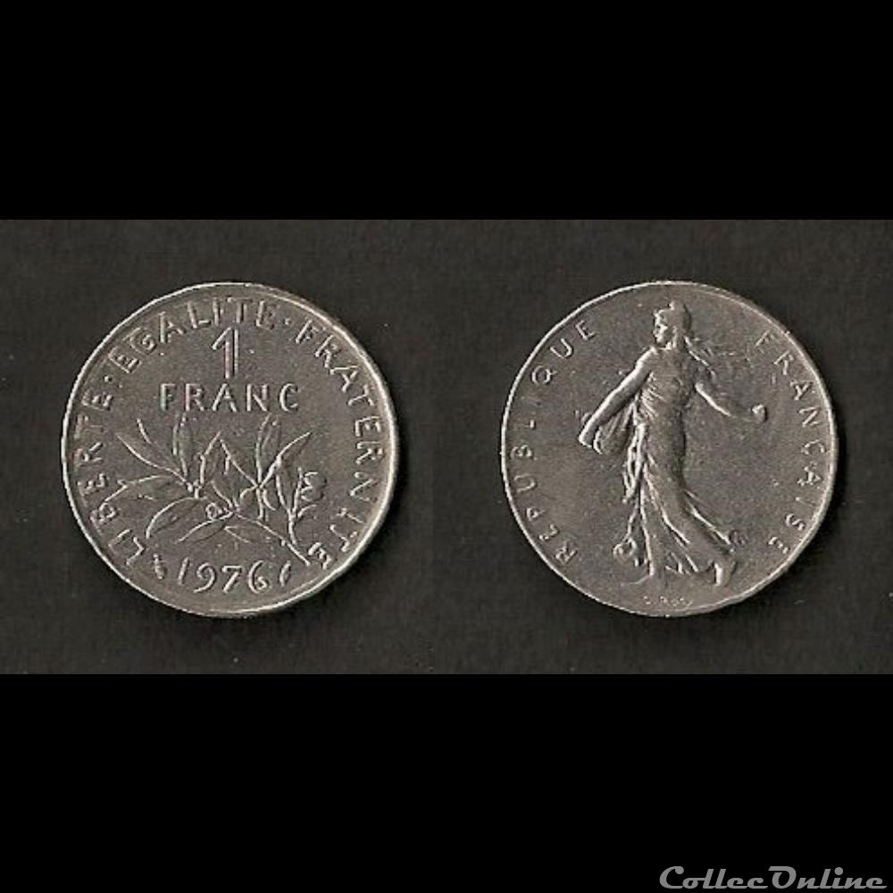 1 Franc Semeuse 1976 monnaie france moderne 1 franc semeuse 1976