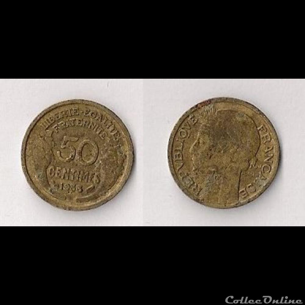 50 Cts Morlon 1933 monnaie france moderne 50 cts morlon 1933