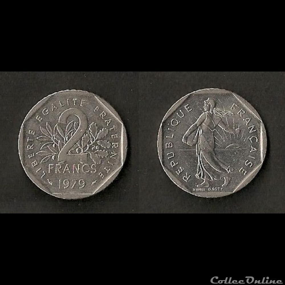 2 Francs Semeuse 1979 monnaie france moderne 2 francs semeuse 1979