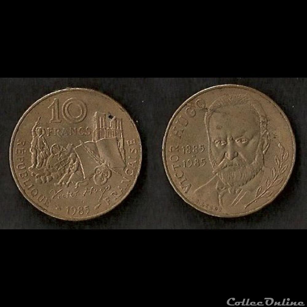 10 Francs Victor Hugo 1985 (Tranche B) monnaie france moderne 10 francs victor hugo 1985 tranche b