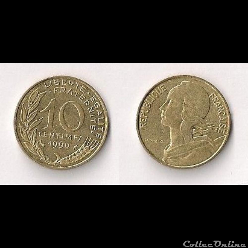 10 Cts Marianne 1990 monnaie france moderne 10 cts marianne 1990