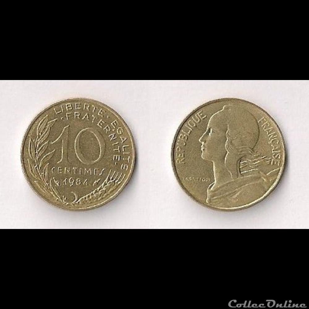 monnaie france moderne 10 cts marianne 1984