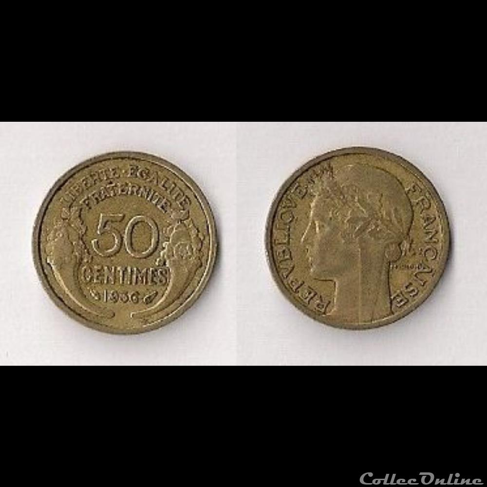 monnaie france moderne 50 cts morlon 1936