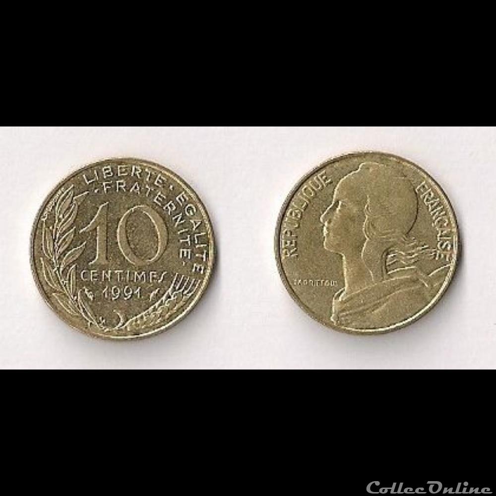10 Cts Marianne 1991 monnaie france moderne 10 cts marianne 1991