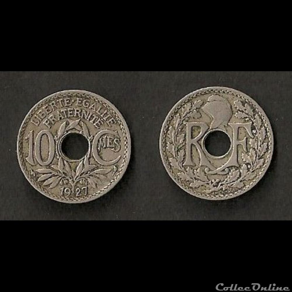 10 Cts Lindauer 1927 monnaie france moderne 10 cts lindauer 1927