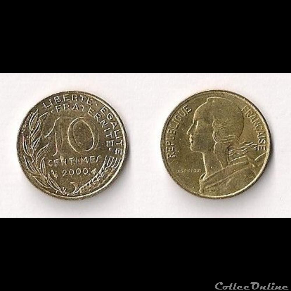 10 Cts Marianne 2000 monnaie france moderne 10 cts marianne 2000