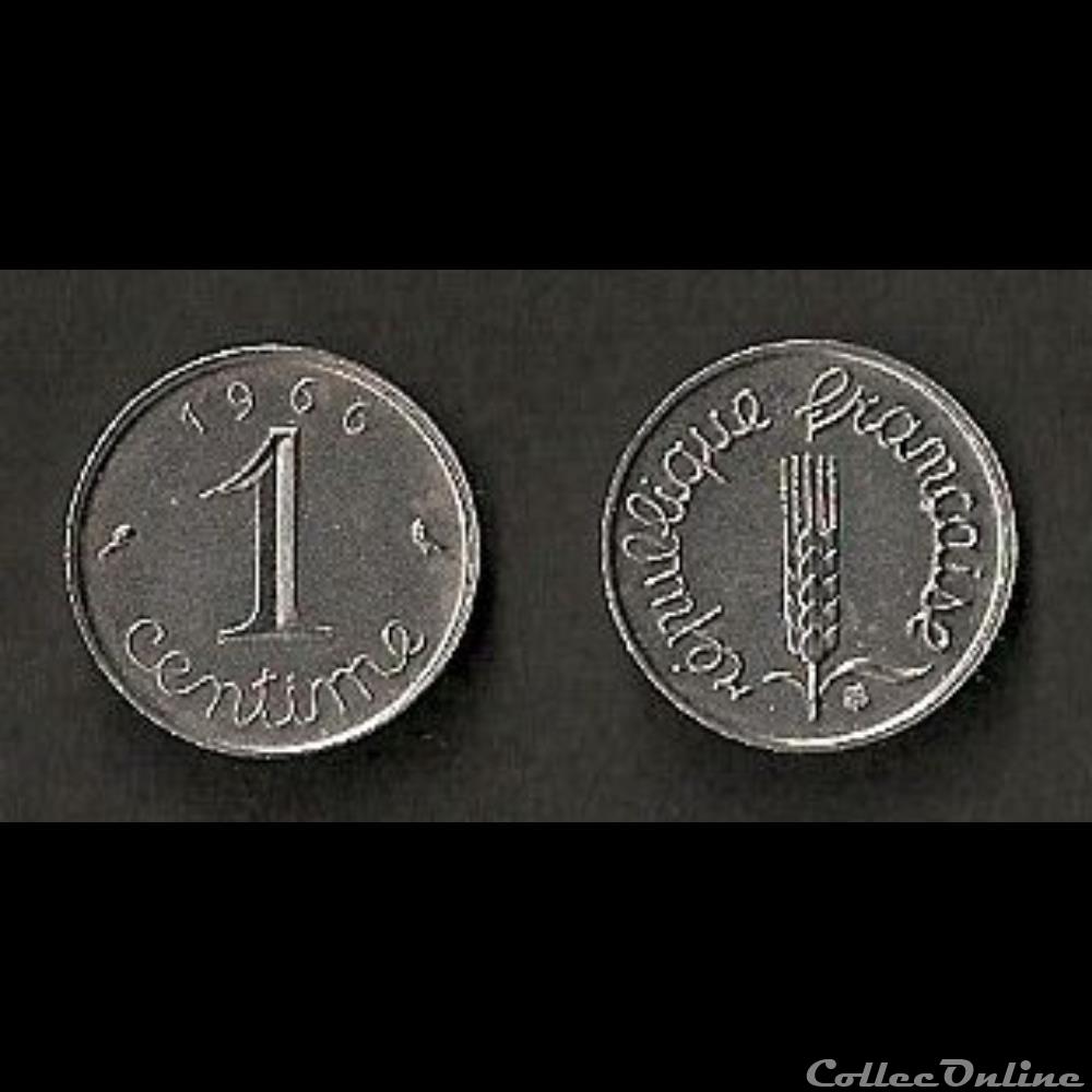 1 Centime Épi 1966 monnaie france moderne 1 centime epi 1966