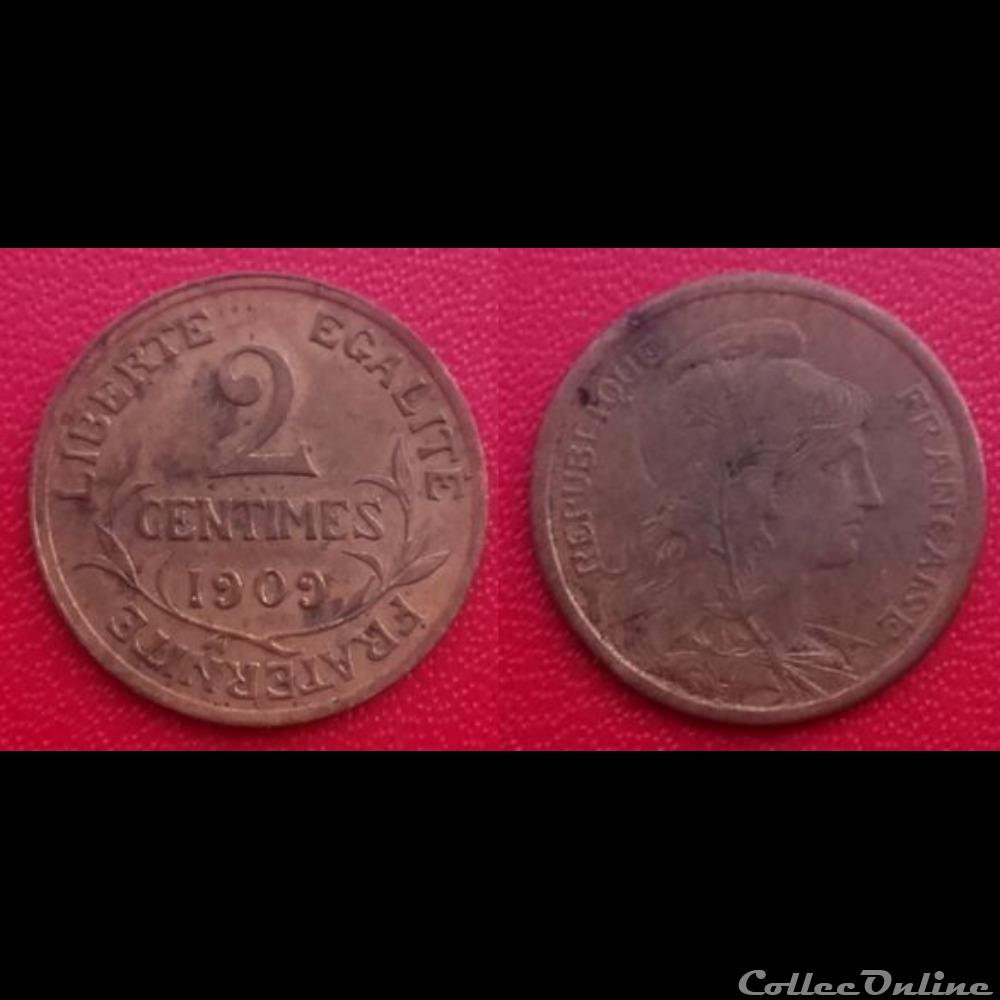 2 Cts Daniel-Dupuis 1909 monnaie france moderne 2 cts daniel dupuis 1909