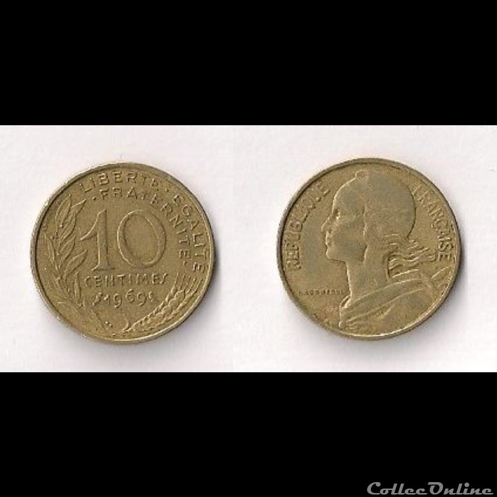 10 Cts Marianne 1969 monnaie france moderne 10 cts marianne 1969