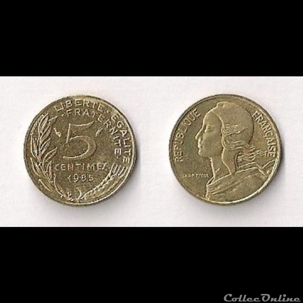 5 Cts Marianne 1985 monnaie france moderne 5 cts marianne 1985