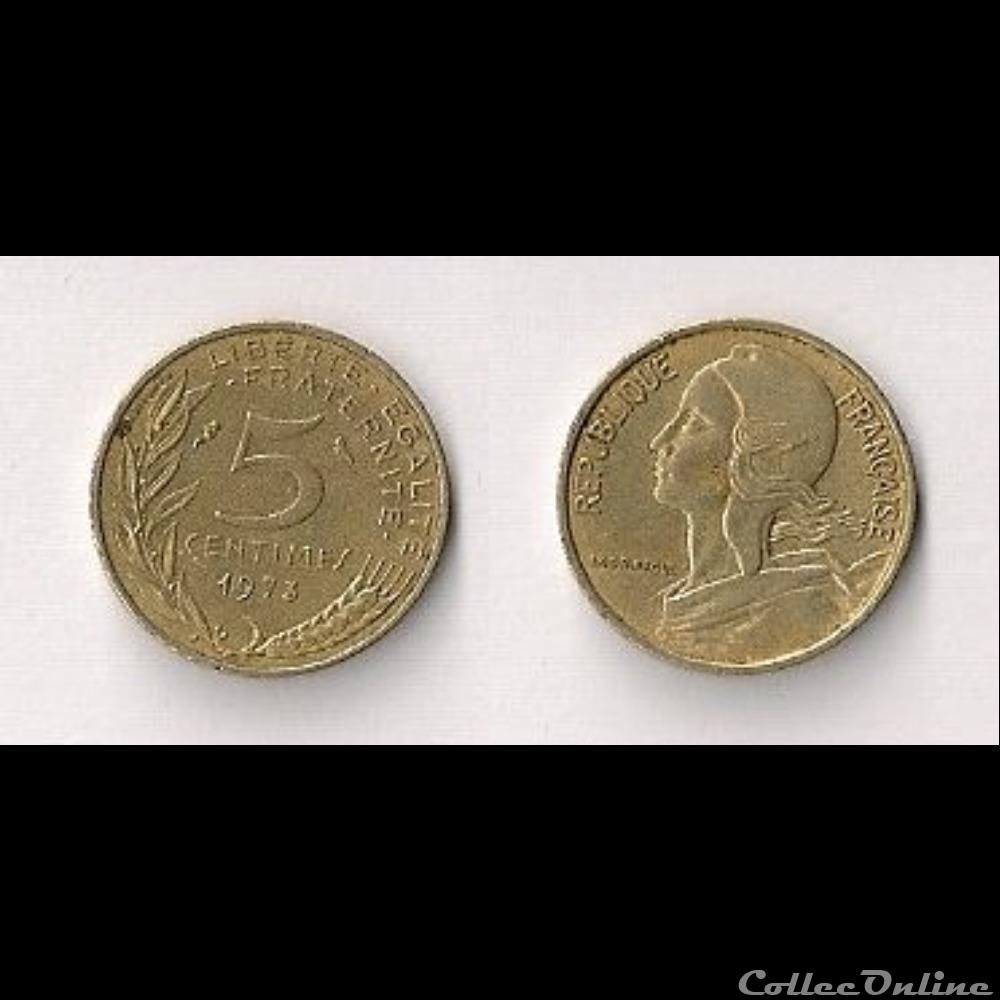 5 Cts Marianne 1973 monnaie france moderne 5 cts marianne 1973