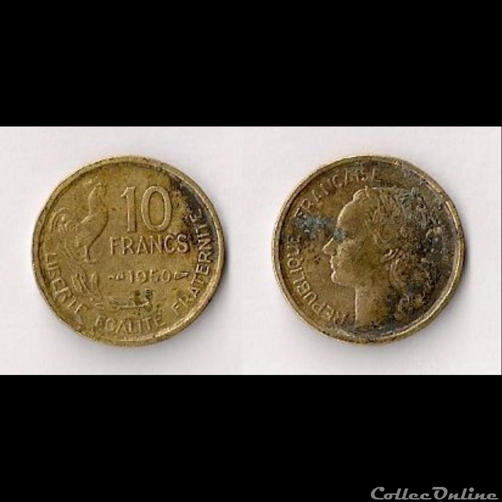 10 Francs Guiraud 1950 B monnaie france moderne 10 francs guiraud 1950 b