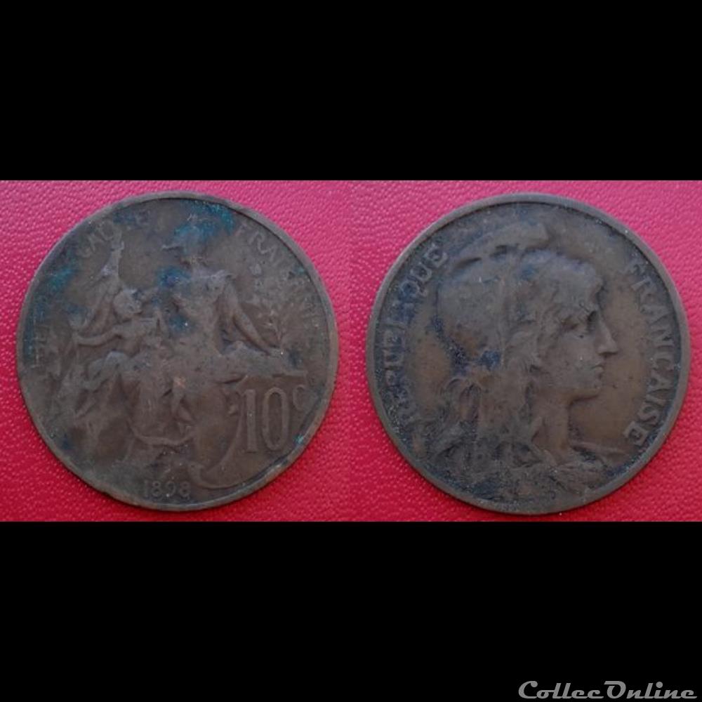 10 Cts Daniel-Dupuis 1898 monnaie france moderne 10 cts daniel dupuis 1898