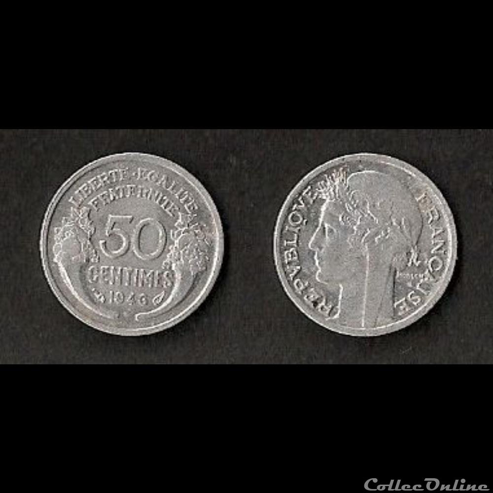 50 Cts Morlon Alu 1946 monnaie france moderne 50 cts morlon alu 1946