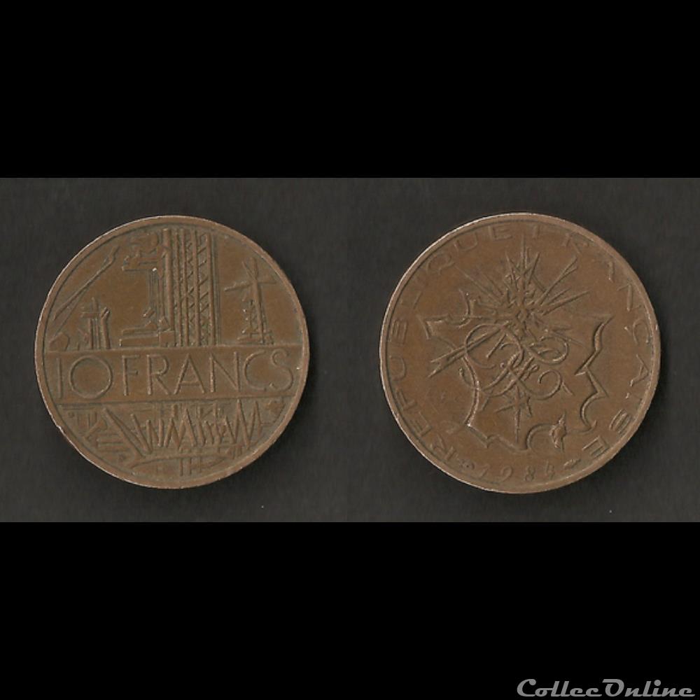 10 Francs Mathieu 1984 (Tranche A) monnaie france moderne 10 francs mathieu 1984 tranche a