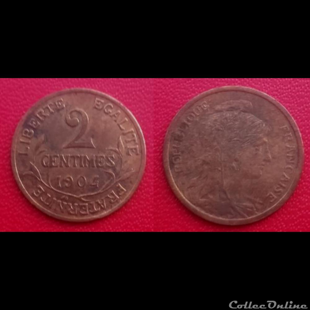2 Cts Daniel-Dupuis 1904 monnaie france moderne 2 cts daniel dupuis 1904