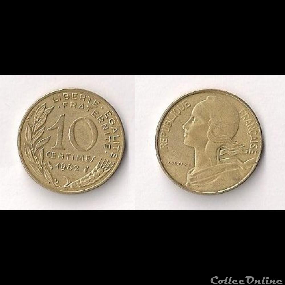 monnaie france moderne 10 cts marianne 1982