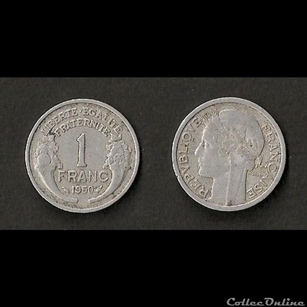 1 Franc Morlon Alu 1950 monnaie france moderne 1 franc morlon alu 1950