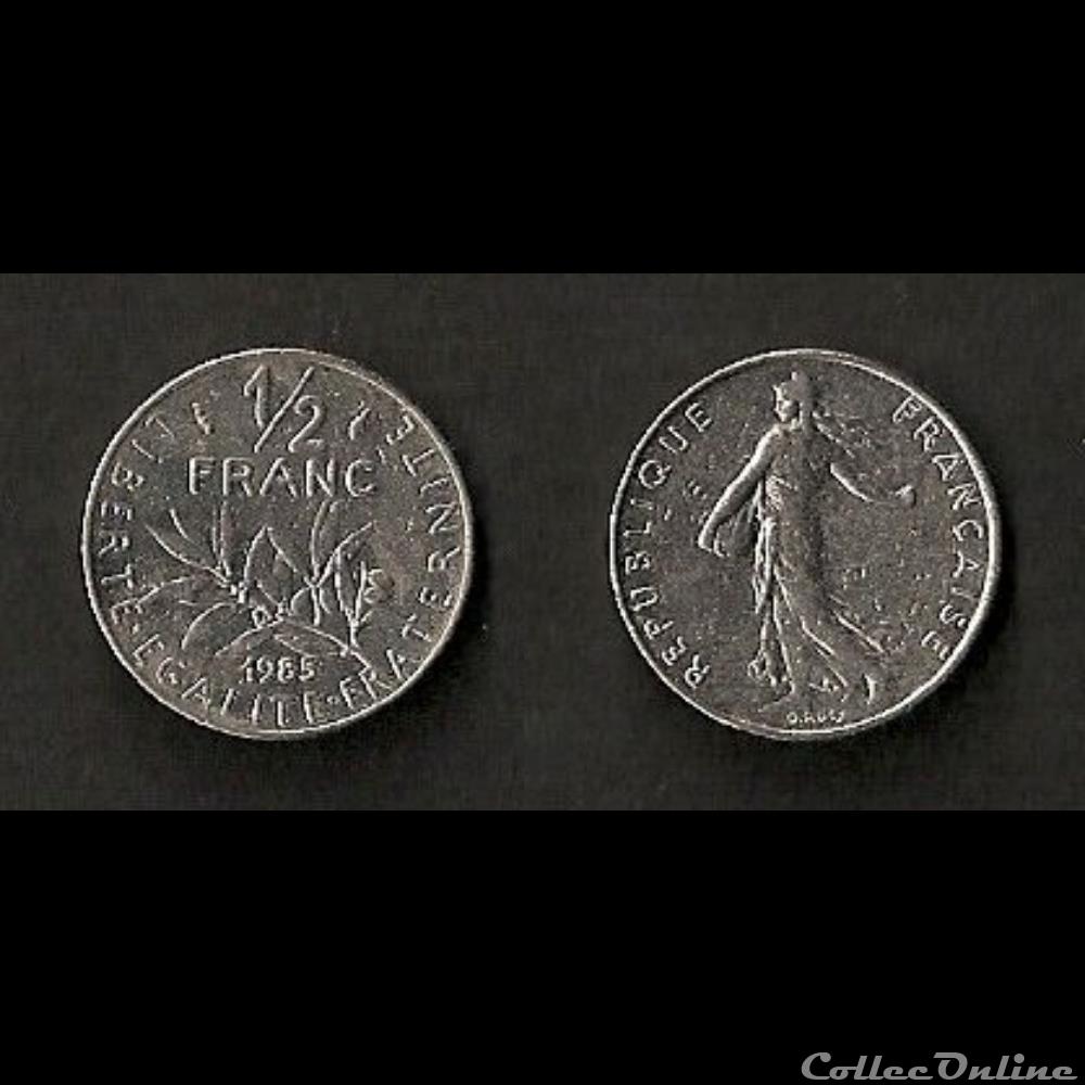 1/2 Franc Semeuse 1985 monnaie france moderne 1 2 franc semeuse 1985
