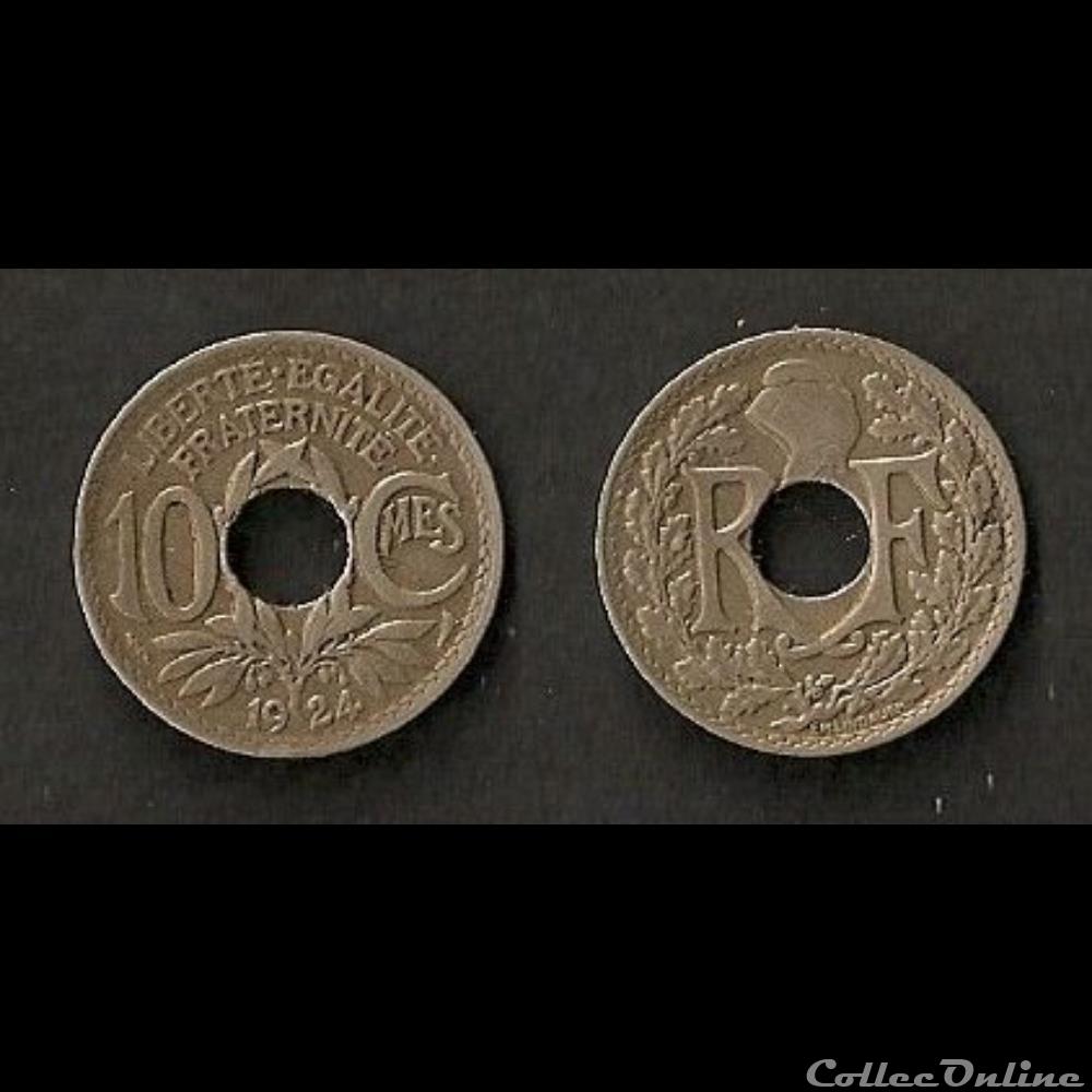 10 Cts Lindauer 1924 Poissy monnaie france moderne 10 cts lindauer 1924 poissy