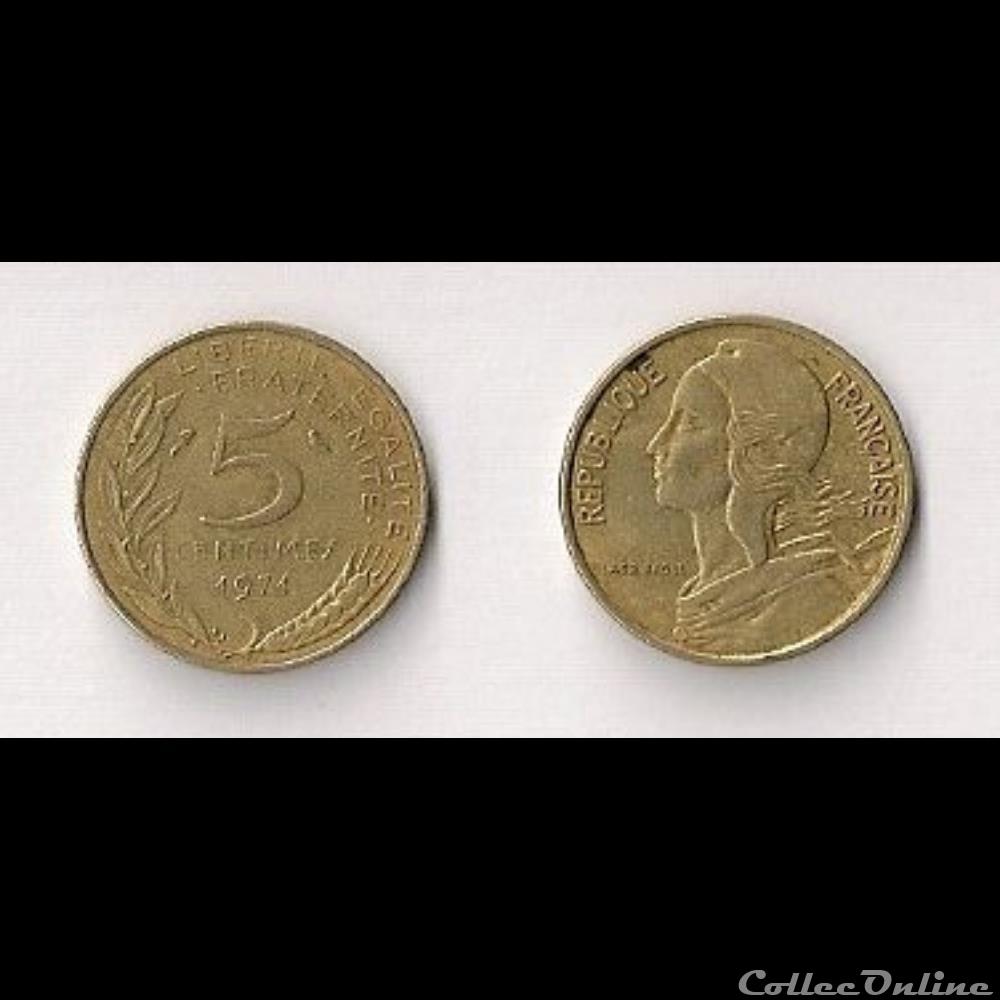 5 Cts Marianne 1971 monnaie france moderne 5 cts marianne 1971