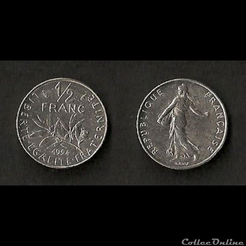 1/2 Franc Semeuse 1994 Dauphin monnaie france moderne 1 2 franc semeuse 1994 dauphin