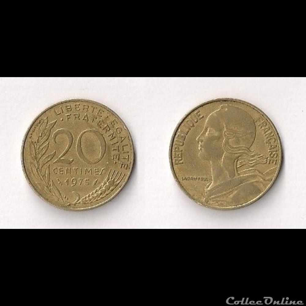 20 Cts Marianne 1975 monnaie france moderne 20 cts marianne 1975