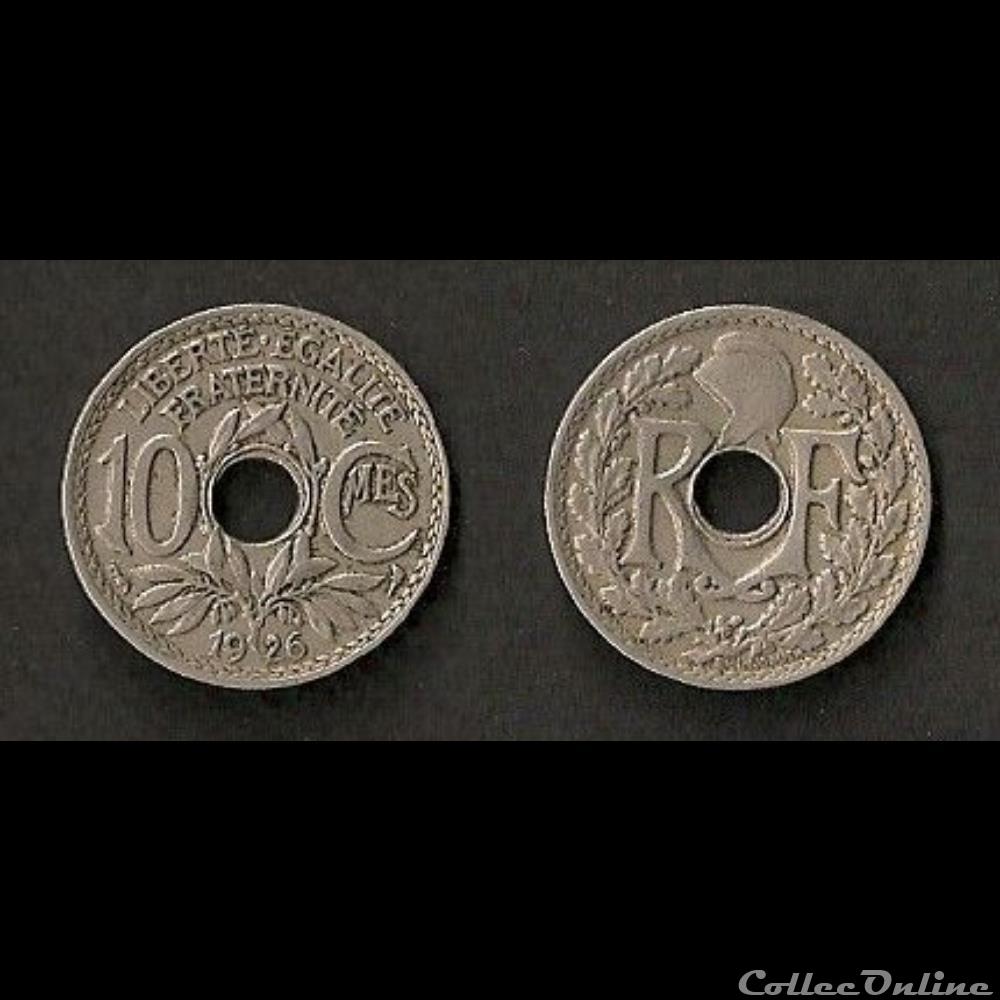 monnaie france moderne 10 cts lindauer 1926