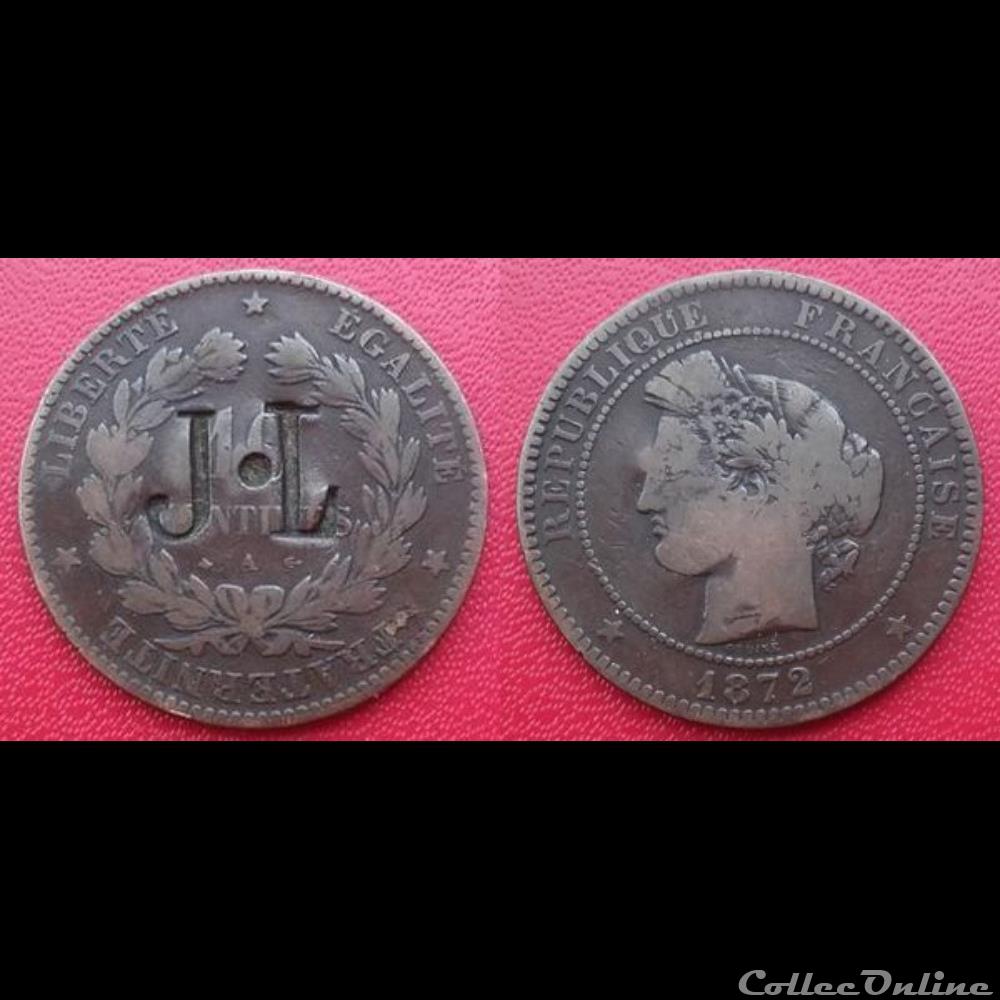 monnaie antique romaine 10 cts ceres contremarquee j l