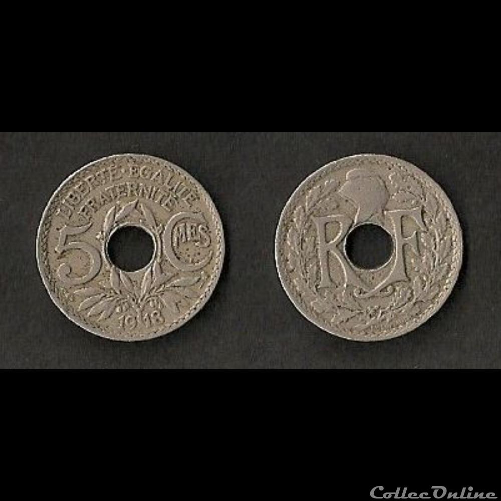 5 Centimes Lindauer 1918 monnaie france moderne 5 centimes lindauer 1918