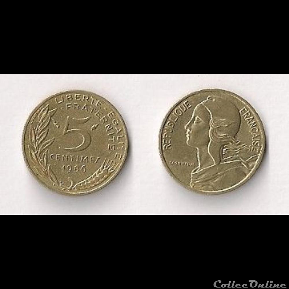 5 Cts Marianne 1986 monnaie france moderne 5 cts marianne 1986