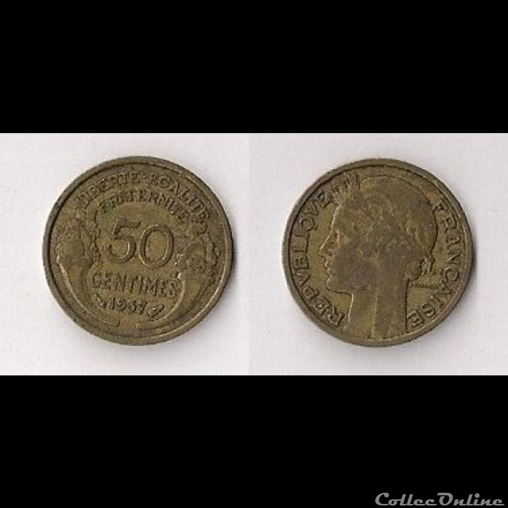 50 Cts Morlon 1937 monnaie france moderne 50 cts morlon 1937