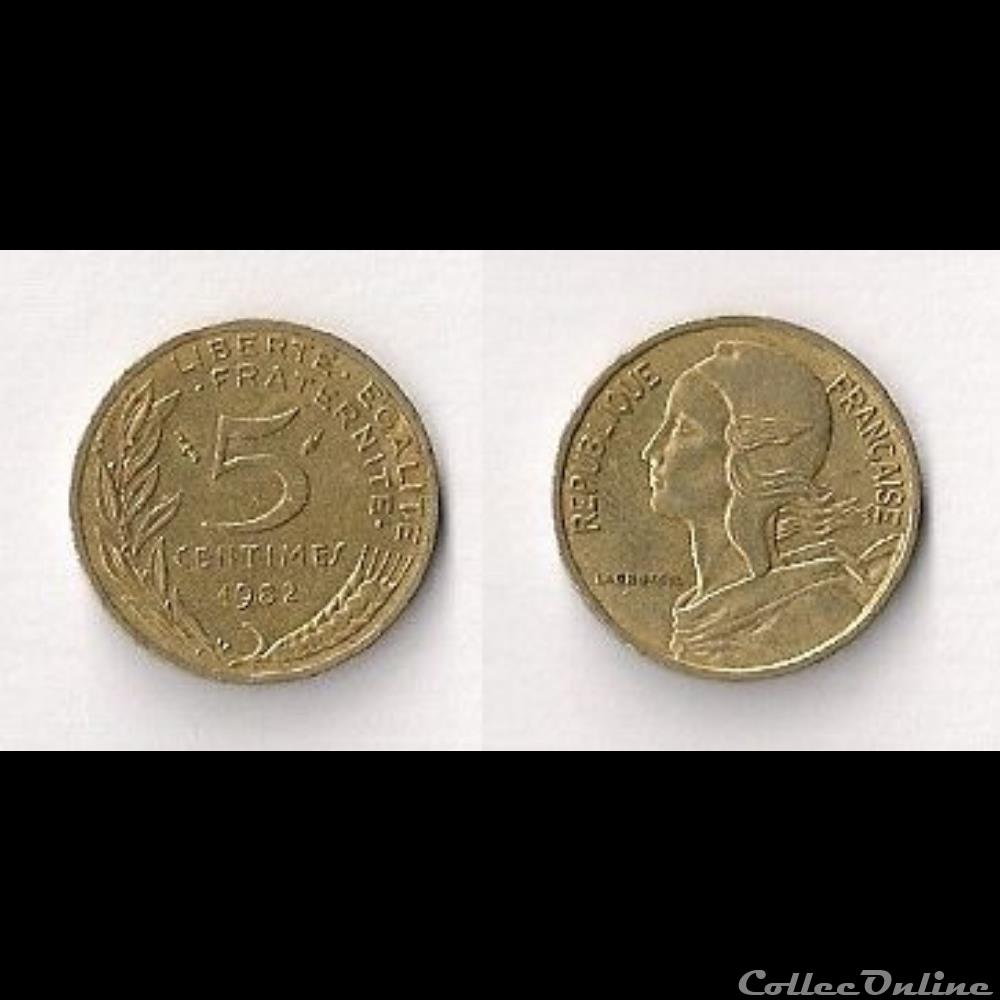 monnaie france moderne 5 cts marianne 1982