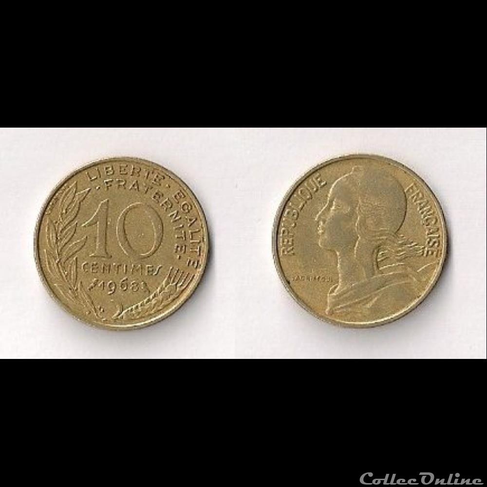 10 Cts Marianne 1968 monnaie france moderne 10 cts marianne 1968