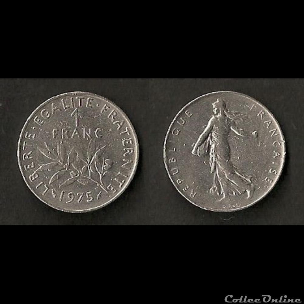 1 Franc Semeuse 1975 monnaie france moderne 1 franc semeuse 1975