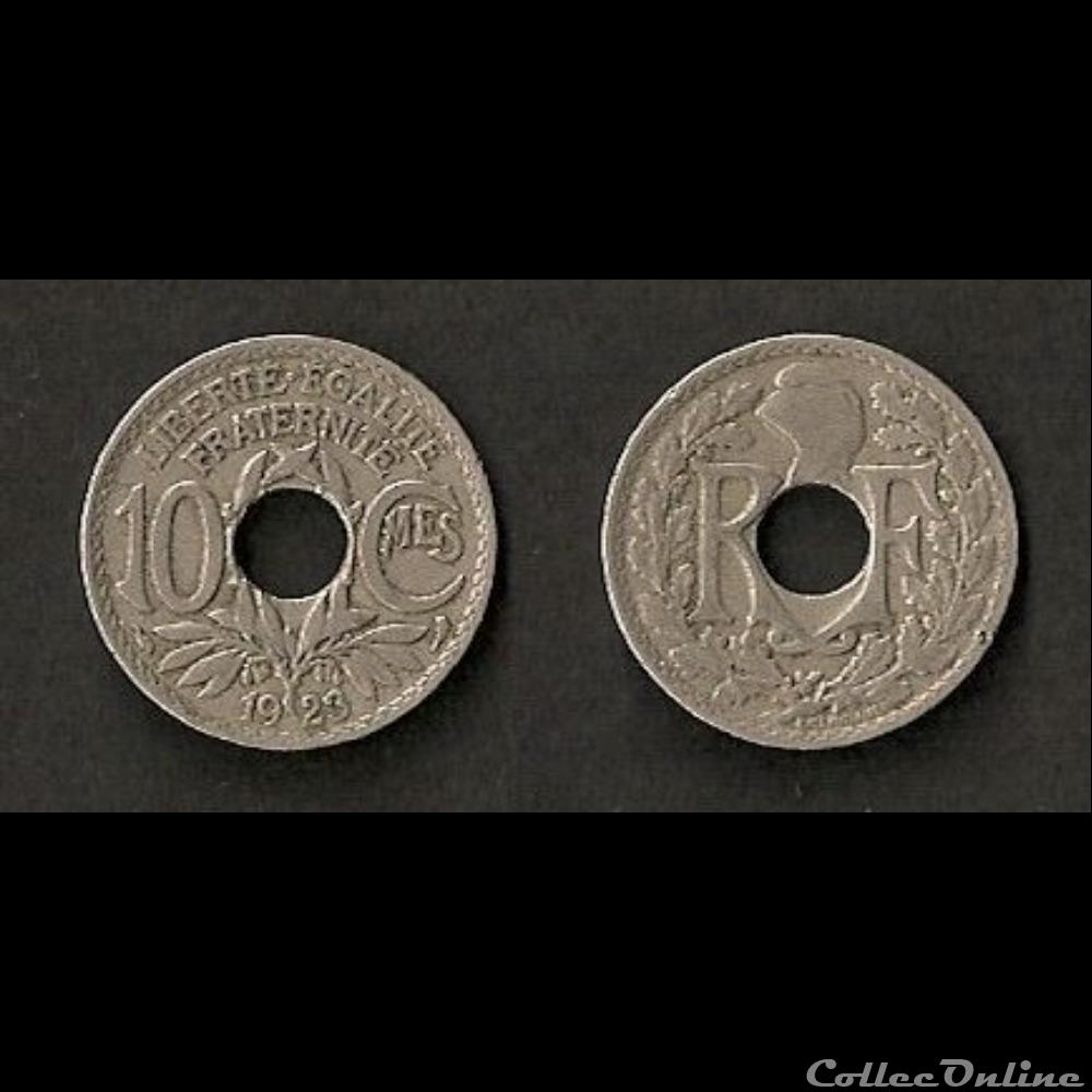 10 Cts Lindauer 1923 monnaie france moderne 10 cts lindauer 1923