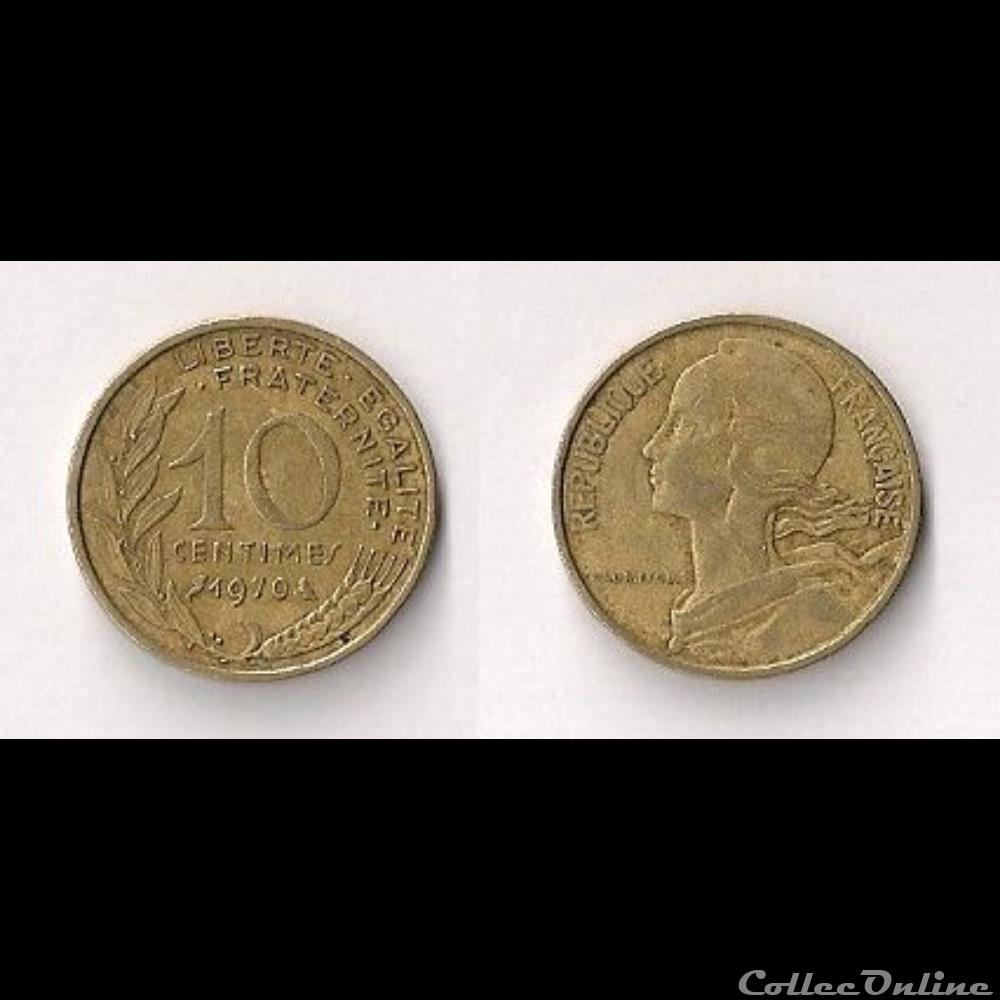 monnaie france moderne 10 cts marianne 1970