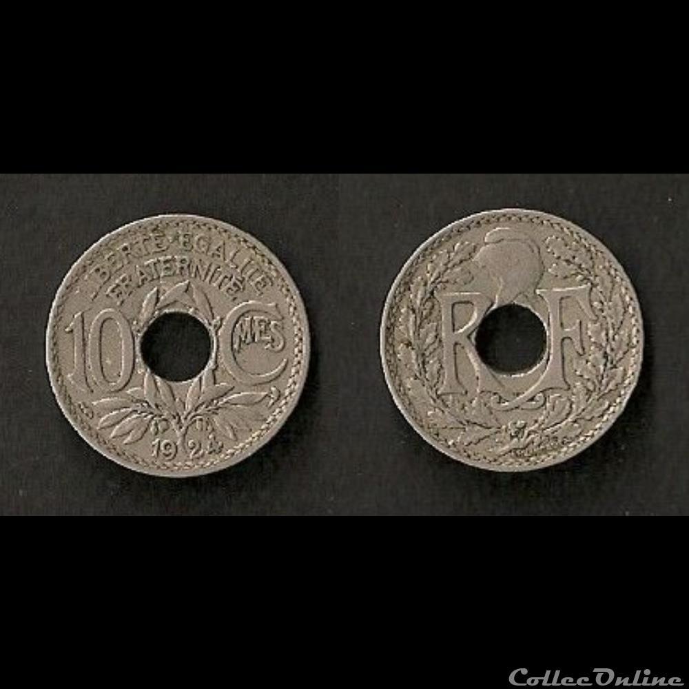 10 Cts Lindauer 1924 monnaie france moderne 10 cts lindauer 1924