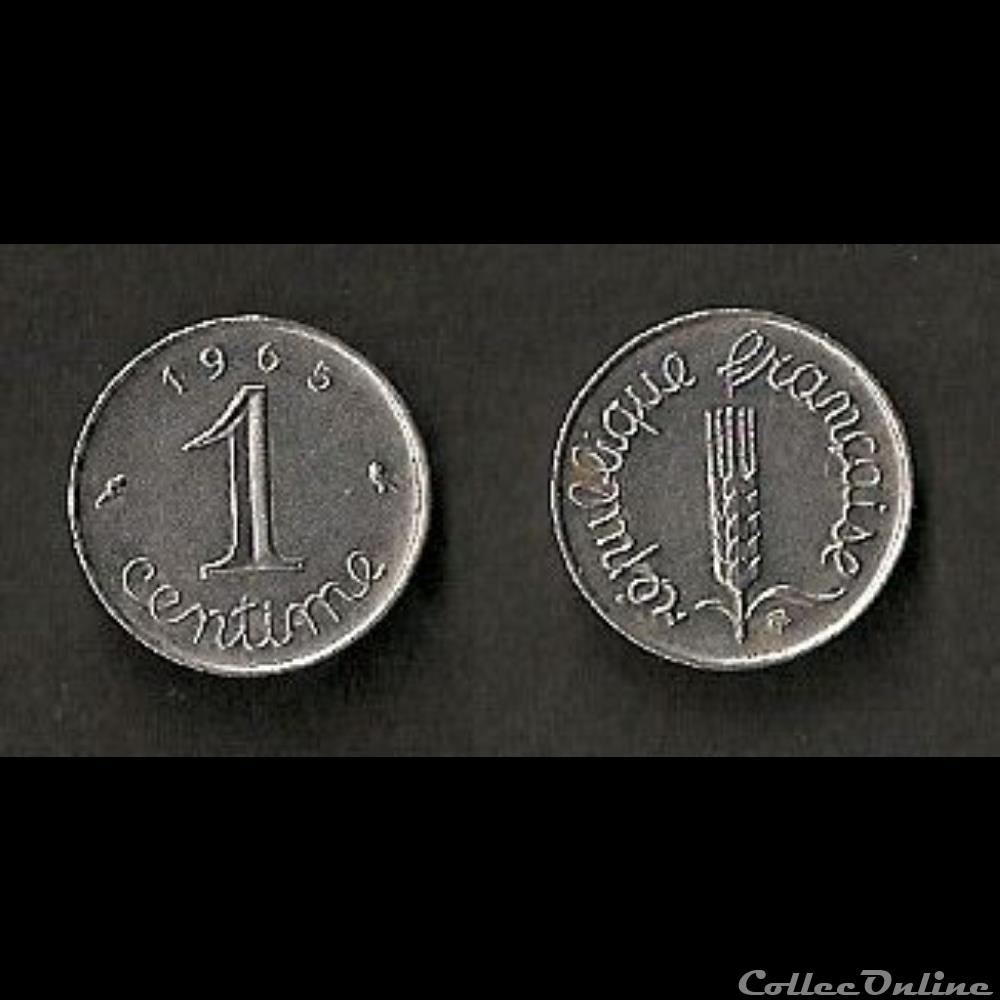 monnaie france moderne 1 centime epi 1965