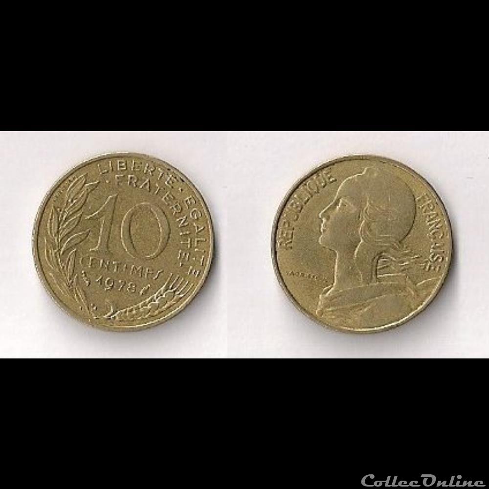 monnaie france moderne 10 cts marianne 1978