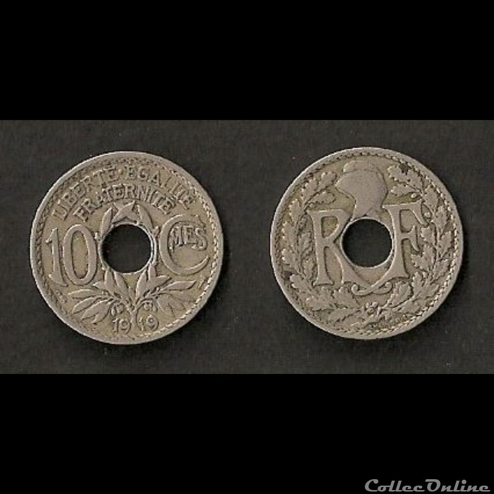 10 Cts Lindauer 1919 monnaie france moderne 10 cts lindauer 1919
