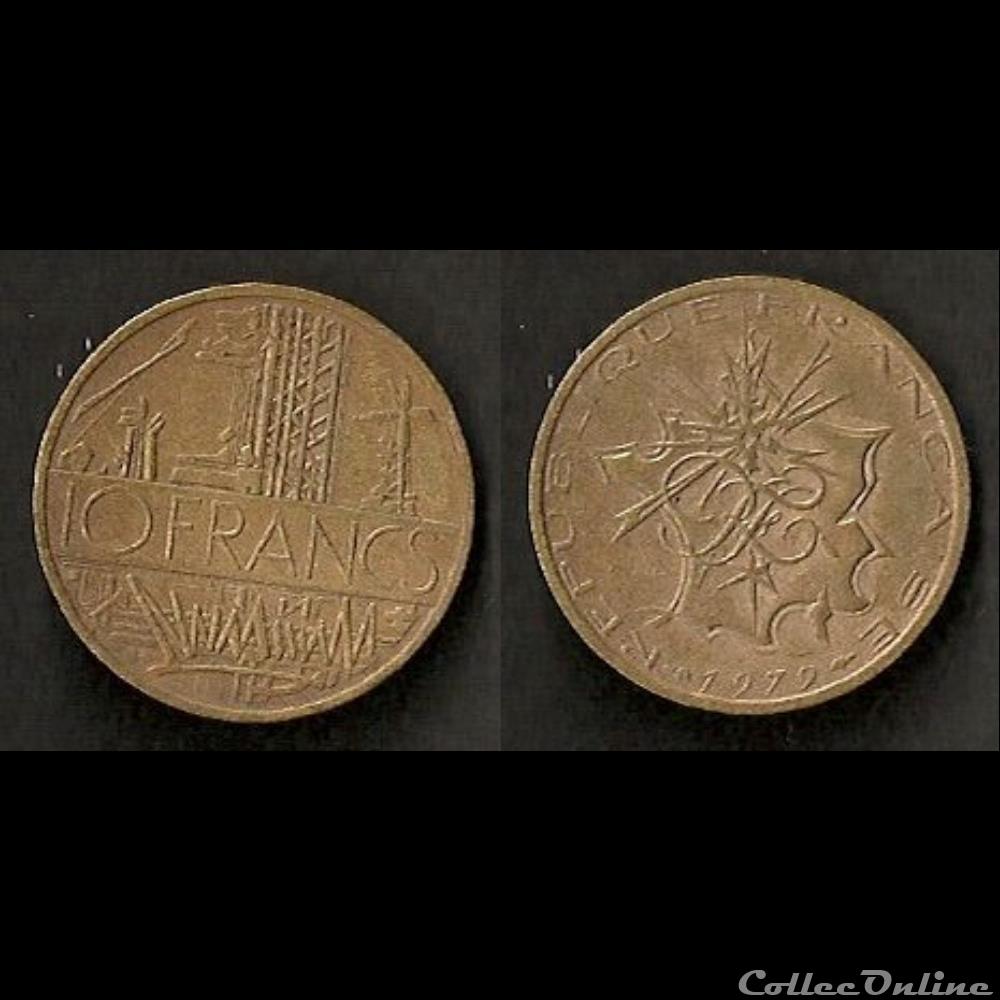 10 Francs Mathieu 1979 (Tranche B) monnaie france moderne 10 francs mathieu 1979 tranche b